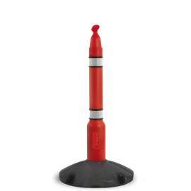 Poteau + base lestable SKIPPER Rouge